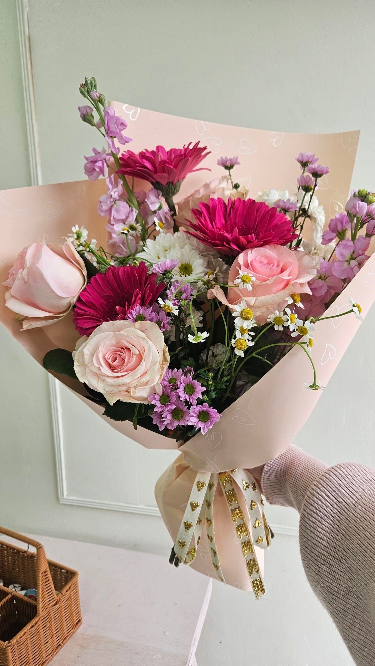 Large Filler Wrapped Bouquet